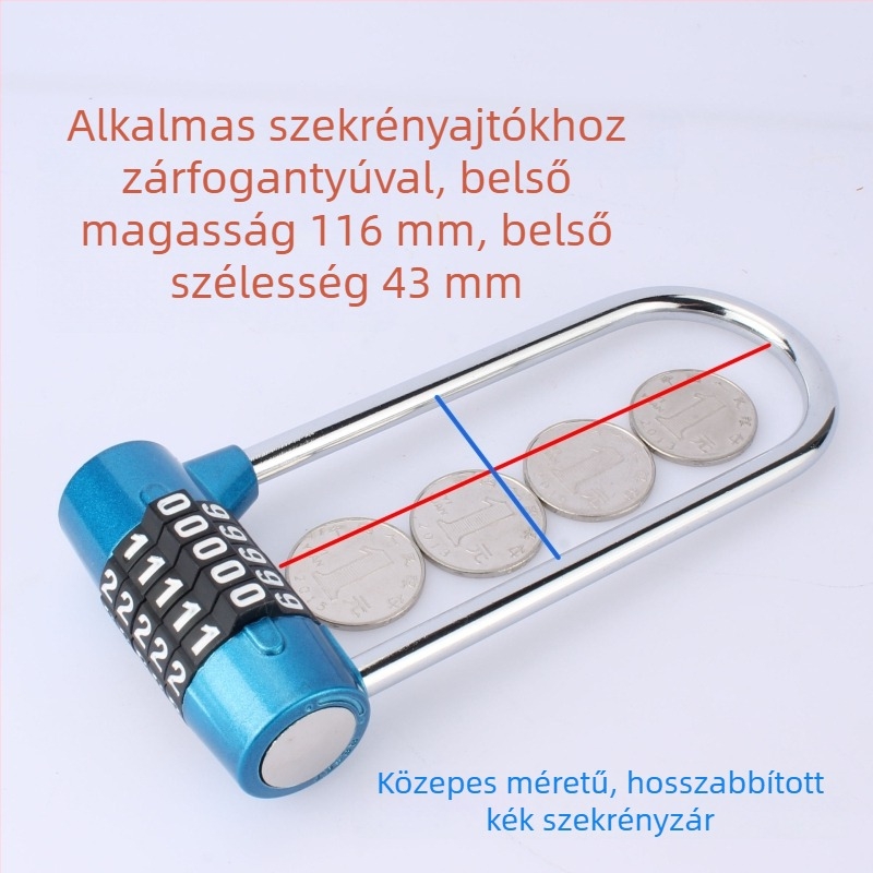 Könyves-/ajtózár hosszított kampóval — cinkötvözet, Lengthened lock hook modell, könyves szekrényekhez, cipősszekrényekhez és ajtókhoz, SIMPLY márka, licencelt magáncímke