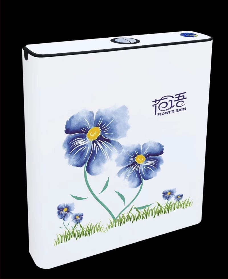 Guggoló WC öblítő tartály - PP anyag, 4-8L öblítés, kézi vezérlés, falon keresztüli lefolyás, Essence Antelope