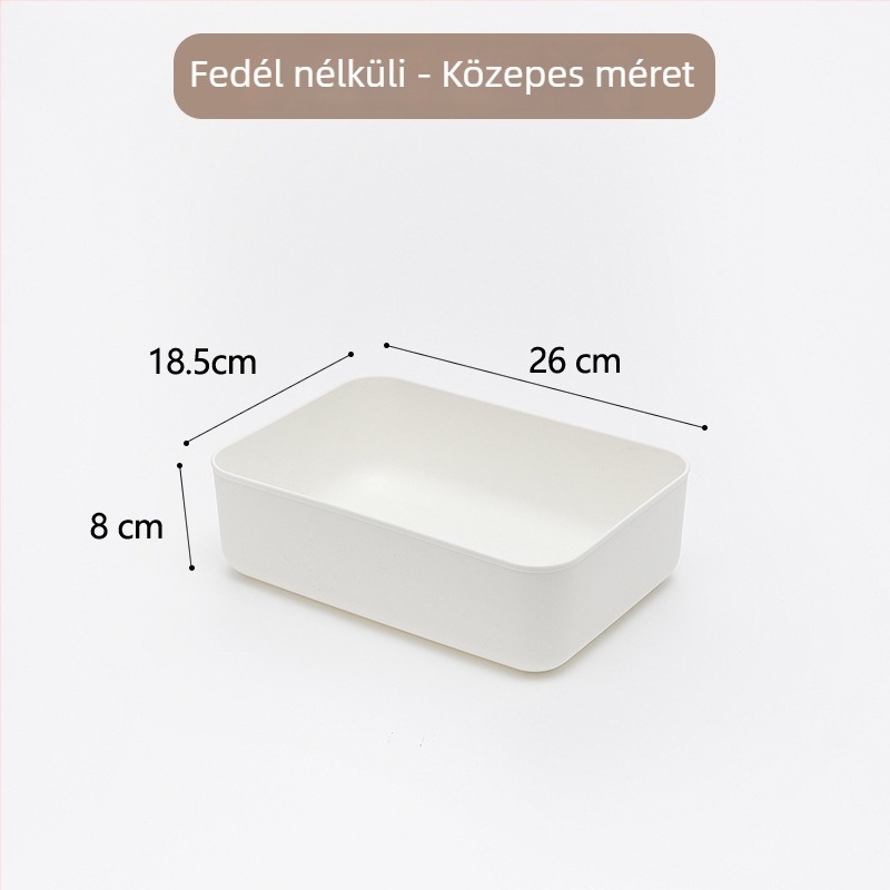 Háztartási tároló doboz | PP anyag | tároló kosár | sokoldalú különféle tárgyakhoz