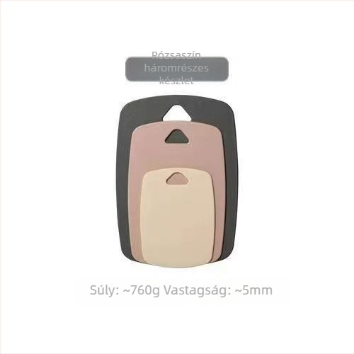 Beépített tárolóval ellátott vágódeszka gyümölcsökhöz és bébiételhez – műanyag, Superglume márka, összecsukható, csúszásmentes, penészálló