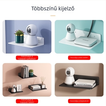 Akril falra szerelhető állvány routerhez és kamerához, set-top boxhoz, japán stílusú