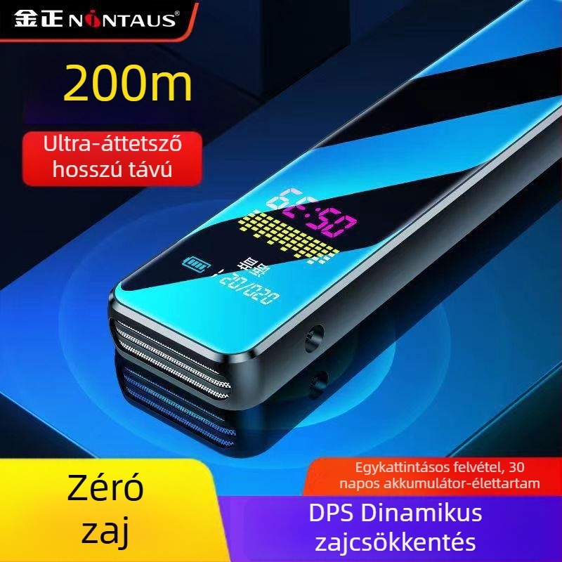 Kim Jong R11 HD felvételi toll, 8GB, 12 óra felvétel, MP3/MP4 lejátszó zajcsökkentéssel