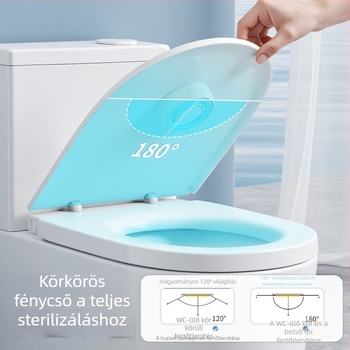 WC UV sterilizáló lámpa, kis automata dezodorizáló és fertőtlenítő, Agada, indukációs kapcsoló, ABS + lítium akkumulátor, 220V, 50 éves élettartam