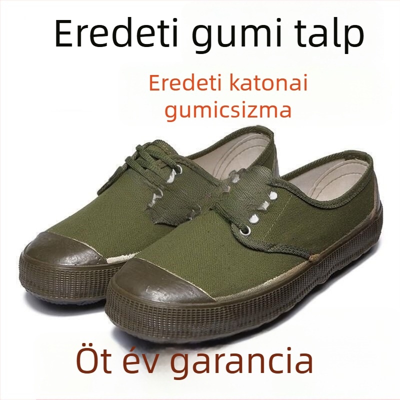 Férfi munkavédelmi cipő, vászon felsőrész, hegyes orr, fűzővel záródó, kopásálló és szagtűrő