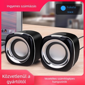 Asztali számítógép hangszórók, kábeles, mélynyomóval, 3D surround hangzás