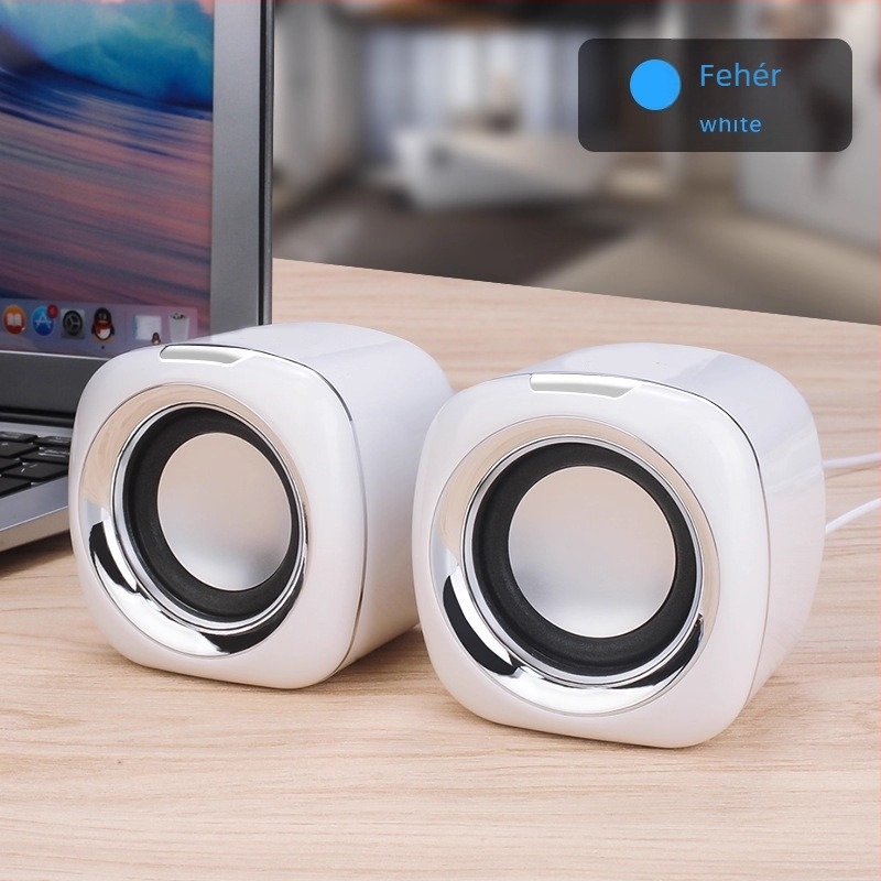 Asztali számítógép hangszórók, kábeles, mélynyomóval, 3D surround hangzás