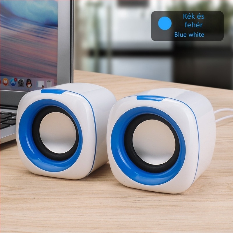 Asztali számítógép hangszórók, kábeles, mélynyomóval, 3D surround hangzás