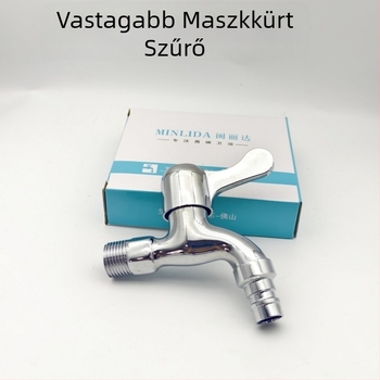 Konyhai hidegvíz-csap egykaros, mosógéphez és mop mosogatóhoz csatlakoztatható, kerámiapatron, réz test, 60°C-ig működik, 1,6 MPa névleges nyomás