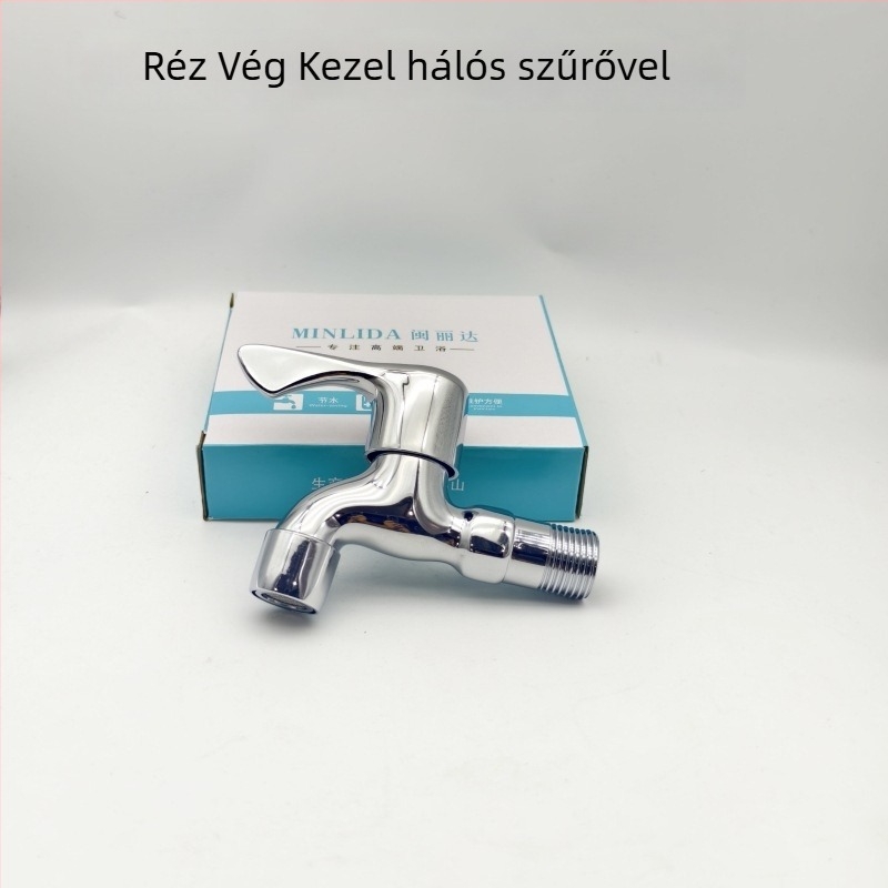 Konyhai hidegvíz-csap egykaros, mosógéphez és mop mosogatóhoz csatlakoztatható, kerámiapatron, réz test, 60°C-ig működik, 1,6 MPa névleges nyomás