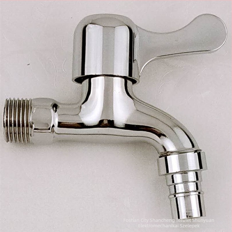 Konyhai hidegvíz-csap egykaros, mosógéphez és mop mosogatóhoz csatlakoztatható, kerámiapatron, réz test, 60°C-ig működik, 1,6 MPa névleges nyomás