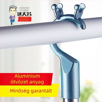 Teleszkópos ruhaszárító oszlop alumíniumötvözetből és rozsdamentes acélból, erkélyes szárítás, modern minimalista dizájn