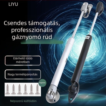 LIYU pneumatikus gázrugó szekrény- és tatami ajtókhoz – felső nyitóajtó tartás, teleszkópos rúd, modell LIYU-pneumatic lever