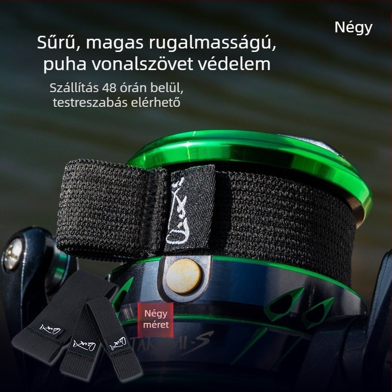 Pool Blade horgász zsinór rögzítő, rugalmas szalaggal és licencelt magáncímkével