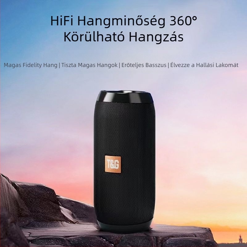 Vezeték nélküli Bluetooth hangfal — Frekvenciasáv: 100 Hz–20 kHz; Jel-zaj arány ≥95 dB; Doboz anyaga: ABS; Vízállóság: Nem vízálló; Beépített akkumulátor: Nincs akkumulátor