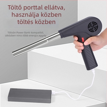 BBQ-szívó akkumulátoros lítiumionos, hordozható vezeték nélküli faszén gyújtó, kültéri használatra, 12V