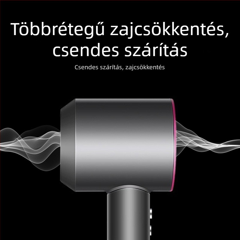 Hajszárító 1400W, kefemotoros, 220V, hideg/meleg levegő, negatív ionok