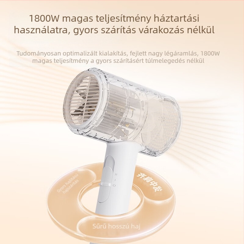 Midea FJ102 hajszárító, 1800 W, DC motor, 220 V, 10 000 negatív ion, hideg–meleg levegő