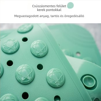 Fürdőszobai csúszásmentes szőnyeg zuhanyzó és vécé padlójára, PVC, négyszögletes, modern minimál stílus