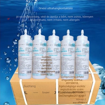 Jinyang ultrahang csatlakozó gél, hordozható, 250 ml, IPX1 vízálló