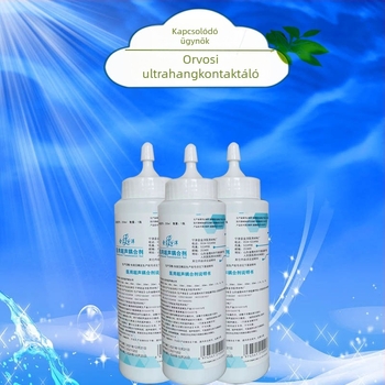 Jinyang ultrahang csatlakozó gél, hordozható, 250 ml, IPX1 vízálló