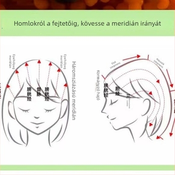 Elektronikus hajapplikátor rollerrel illóolajhoz a fejbőr ápolására, modell 665, tömeg 35–40 g, méretek 7.8 × 5.6 × 5.2 cm, Hatékonyság: zsírosodás elleni kontroll, korpásodás elleni, viszketés elleni, fejbőr nyugtatása