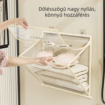 Ruhatároló táska – Modell yzz-5409, kocka alak, EVA, zárófunkció, fehérnemű és ruházat számára