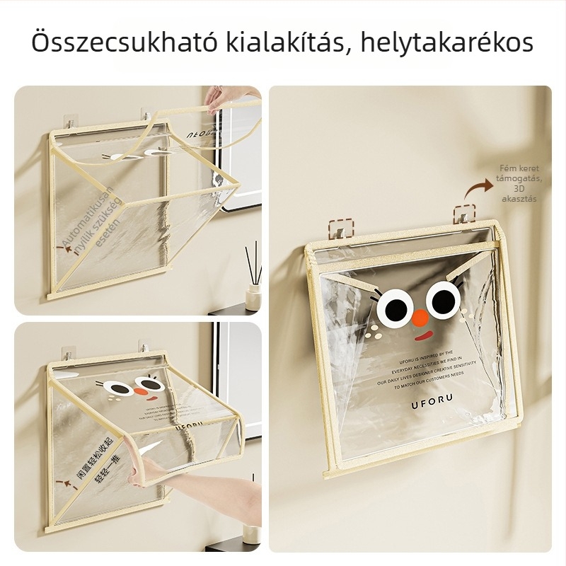 Ruhatároló táska – Modell yzz-5409, kocka alak, EVA, zárófunkció, fehérnemű és ruházat számára