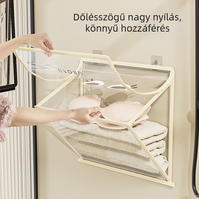 Ruhatároló táska – Modell yzz-5409, kocka alak, EVA, zárófunkció, fehérnemű és ruházat számára