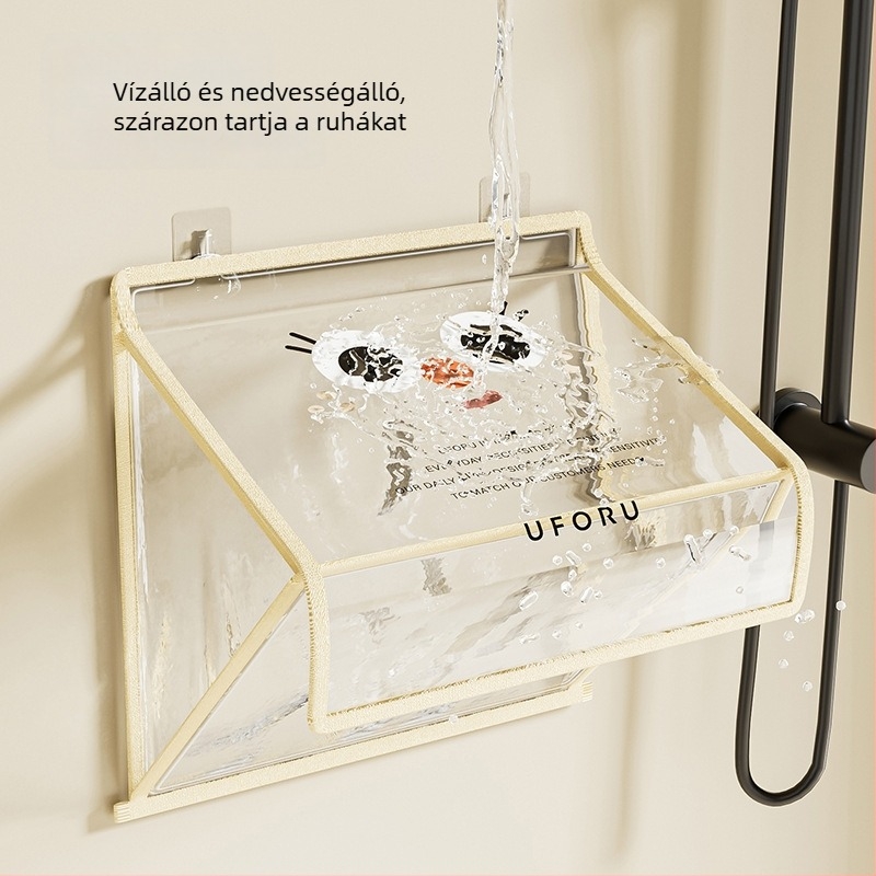 Ruhatároló táska – Modell yzz-5409, kocka alak, EVA, zárófunkció, fehérnemű és ruházat számára