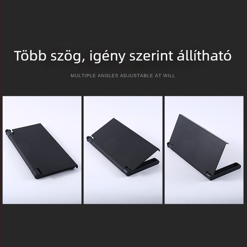 Műanyag monitor tartó, 1 réteg asztali tárolás, összecsukható, mozgatható, telepítés nélkül