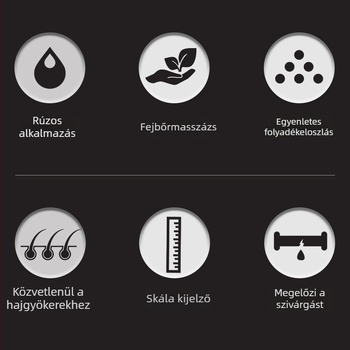 Folyadékos fejbőr-fésű golyós masszázzsal, CY-555, 23 g