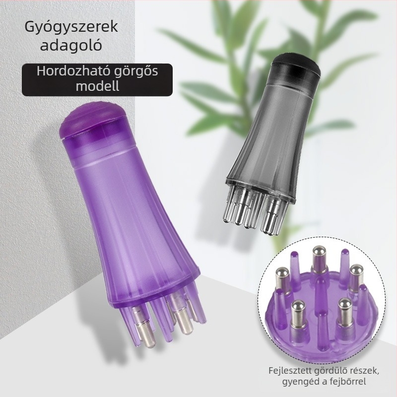 Folyadékos fejbőr-fésű golyós masszázzsal, CY-555, 23 g
