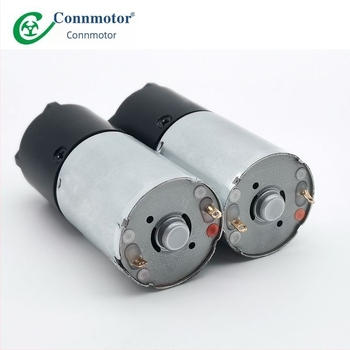 Kefés DC motor paprikas-hőrlőhöz — miniatűr motor műanyag fogaskerekekkel, áttétel 280:1, alacsony feszültség, nagy nyomaték