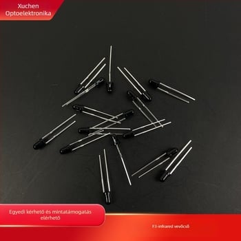 F3 infravörös vevőcső – modell F3; feszültség 2,7–2,8 V; áramerősség 20 mA; hullámhossz 850/940 nm; teljesítmény 0,06 W