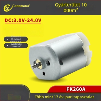 Kefés motor – mikromotor DC, 36V alatt, ISO9001 tanúsított, kis háztartási eszközök és játékok számára