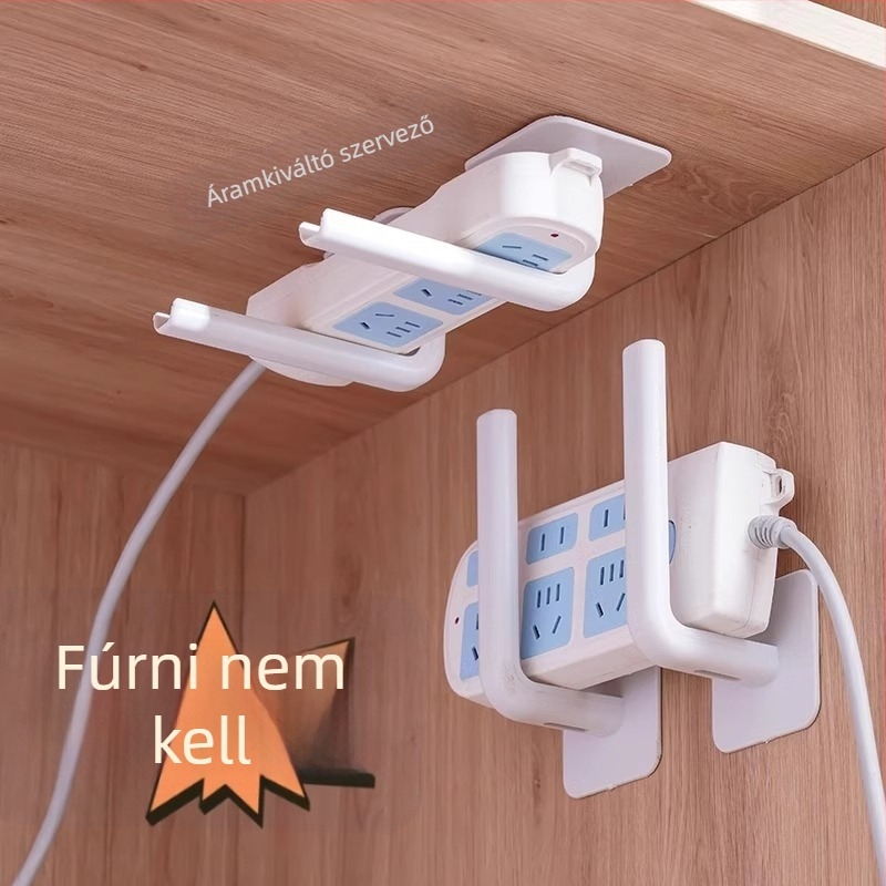 Hangge Router falra szerelt tároló - Többfunkciós, Kinyitható, Szívófalra szerelhető, 1 réteg, 100% új műanyag, Nappali rendező