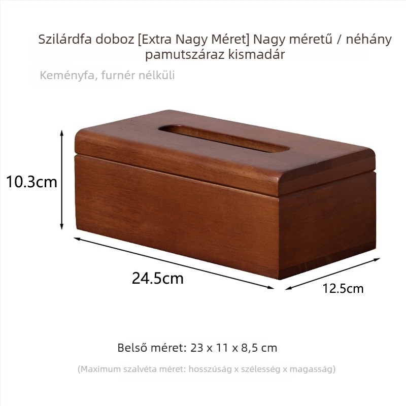 Fából készült szalvétatartó, modell ZJH03, logónyomtatás elérhető, testreszabás, többfunkciós, Új kínai stílus