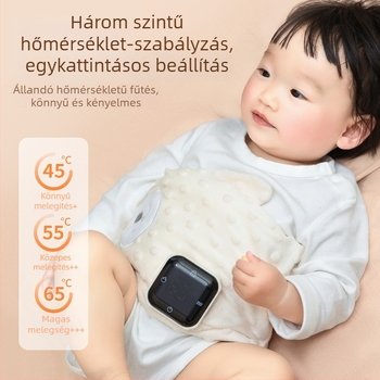 Újszülötteknek szánt tejmelegítő automatikus hőmérséklet-vezérléssel, 10W, nylon, USB/Type-C/Li-ion akkumulátor