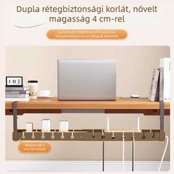 Az asztal alatti húzható kábelrendező vasból, modern egyszerű stílus, kábelkezelés