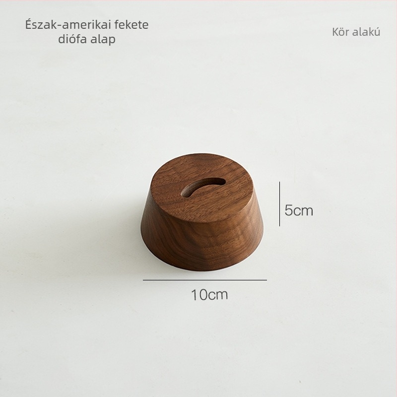 Diósfa cipőhúzó kanál alapzattal és hosszú nyéllel – háztartási cipőfelhúzó segédeszköz, egész éves használatra