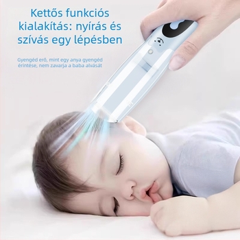 Baba- és gyerekeknek szánt akkumulátoros elektromos hajvágó, kerámiás vágóél, levehető és mosható fej, 800–1000 mAh, 36–45 dB