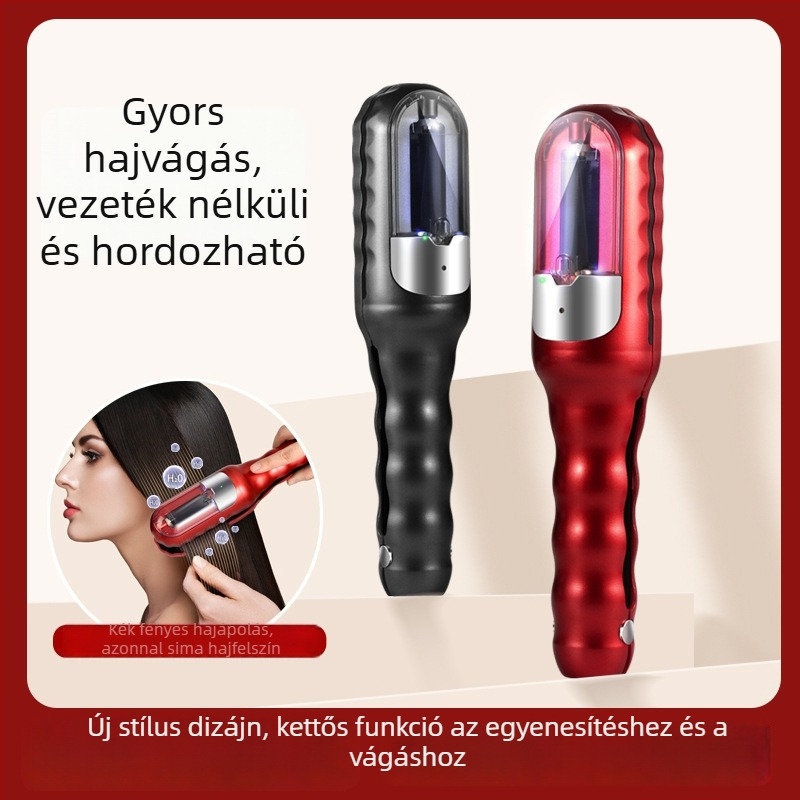 Teljesen automata hajvágó titánium ötvözetű vágófejjel, kefés motor, beépített 500–800 mAh akkumulátor, akár 1 óra működés, alacsony zajszint