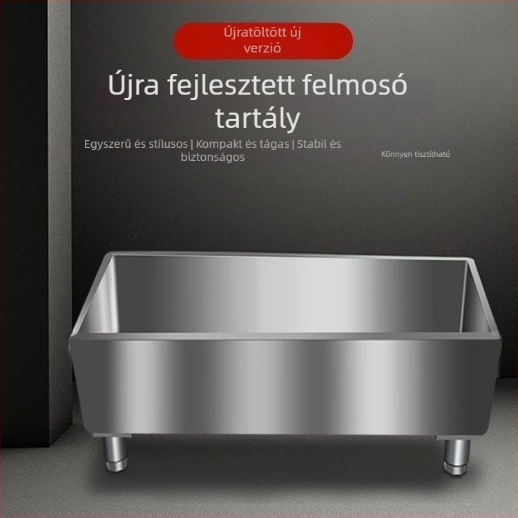 Rozsdamentes acél téglalap alakú mop kereskedelmi és háztartási használatra, tisztítás kórházakban és kültéren