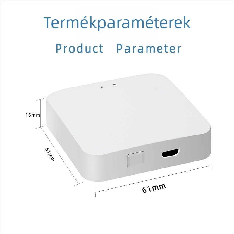 Graffiti SY-WZJ1 Okos Zigbee Vezeték Nélküli Átjáró Tuya Smart 3.0 Központi Vezérléssel, 2,4 GHz-es Wi‑Fi, Tűzfal Támogatás