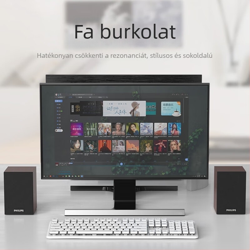 PHILIPS SPA20 fa asztali USB hangszóró számítógéphez и laptophoz, 2023