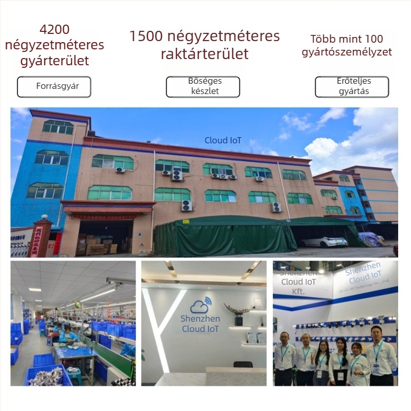 Kültéri hálózati kamera 1080P éjjellátással, IR 20 m-ig, emberi alak és mozgás észlelése, -20°C-tól 80°C-ig