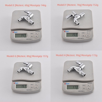 réz mosógép csaptele, forgatható szerelés, kerámiás cartridge szeleppel, egykezes