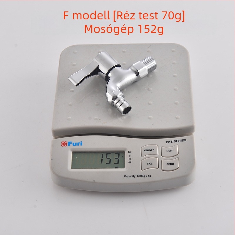 réz mosógép csaptele, forgatható szerelés, kerámiás cartridge szeleppel, egykezes