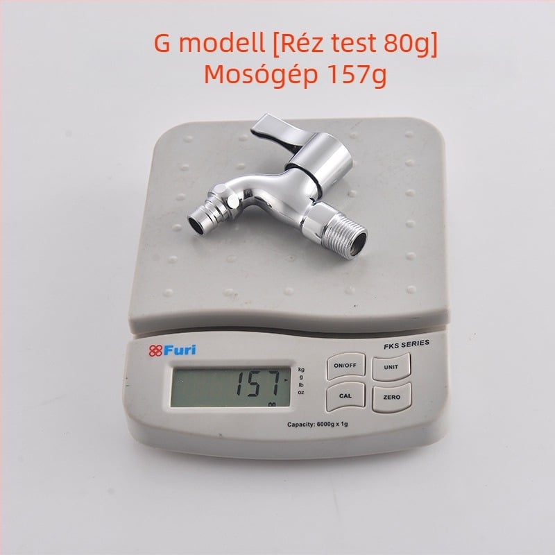 réz mosógép csaptele, forgatható szerelés, kerámiás cartridge szeleppel, egykezes