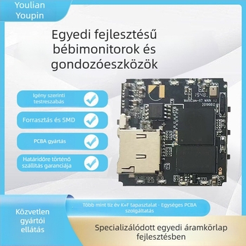 Youlian PCBA áramkörlap gyermekmonitorhoz és felnőtt-/állatgondozó kamerához – testreszabható konfiguráció